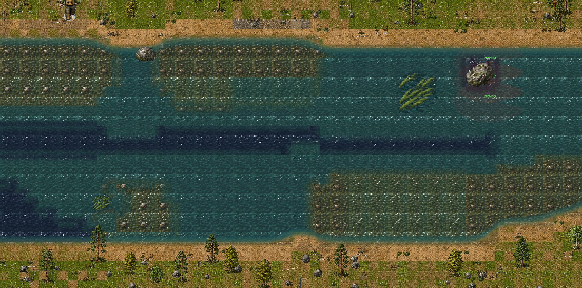 Fly Fishing Game river generation screenshot